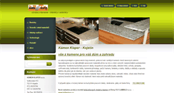 Desktop Screenshot of kamenklaper.cz