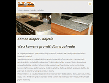 Tablet Screenshot of kamenklaper.cz